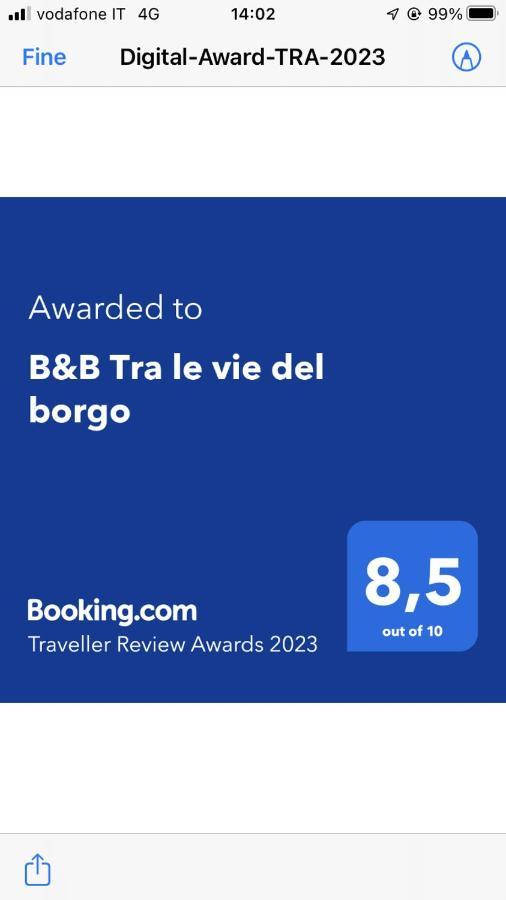 B&B Tra Le Vie Del Borgo 维耶斯泰 外观 照片
